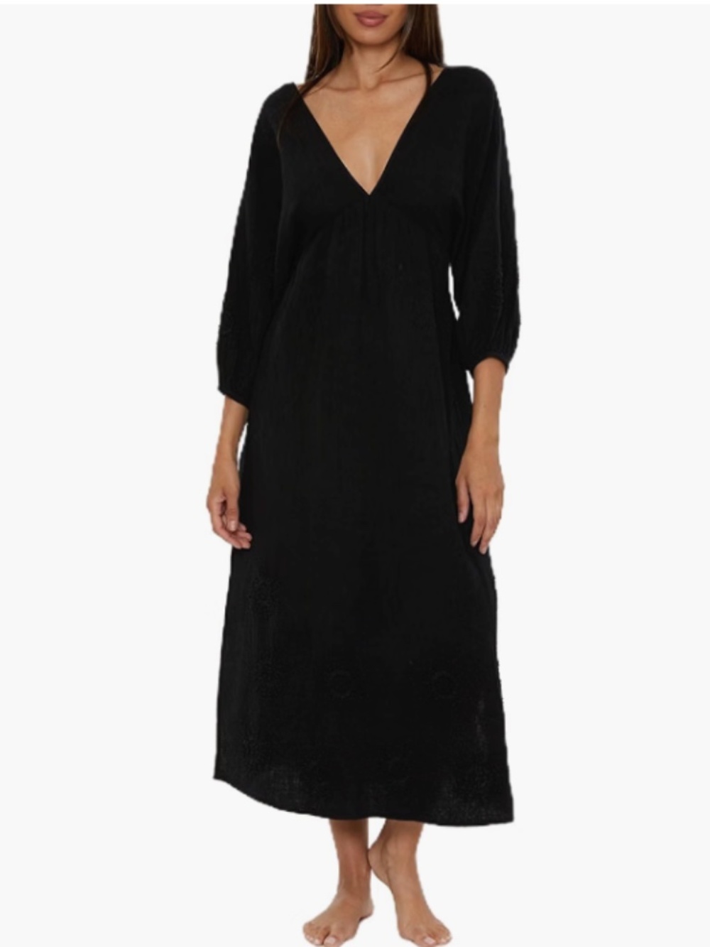 Trina Turk Women's Maxi Dress Casual Beach Cover Ups Swimwear Size L 8959